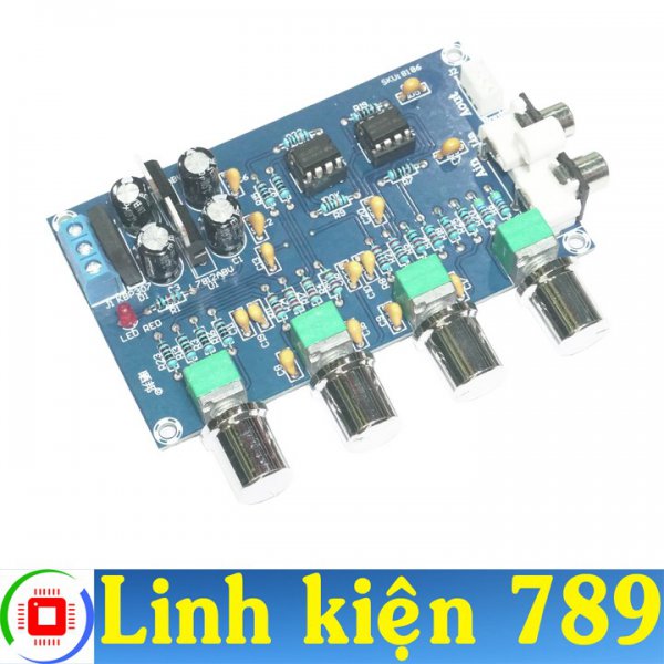 Mạch chỉnh âm sắc 12V đôi V1